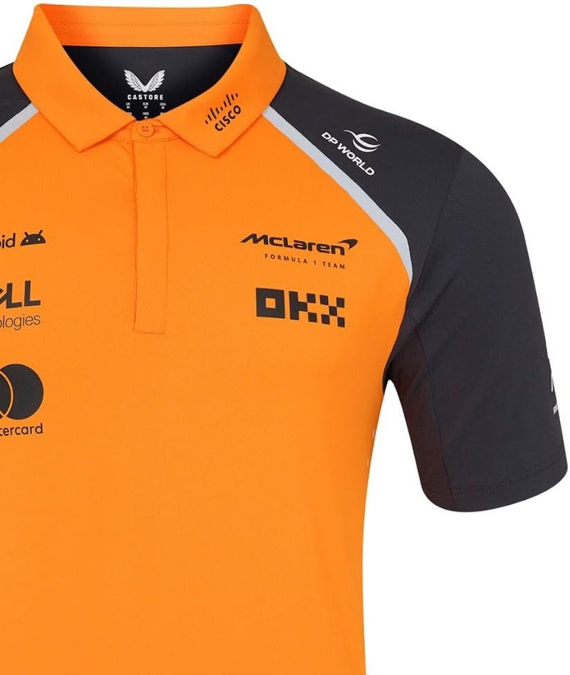 CASTORE McLaren F1 2025 Men's Team Polo Shirt - Image 3